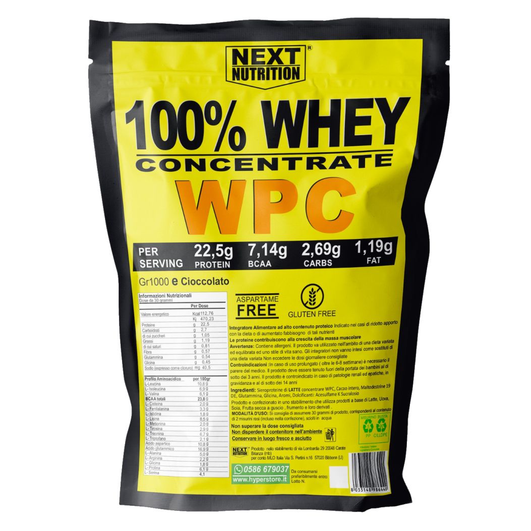 100% whey concentrate WPC